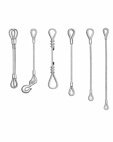 Segurança e resistência com laços de cabos de aço Gvalle